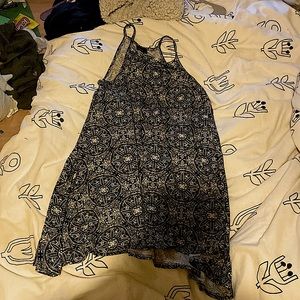 Cute black and white kids dress artsy design.